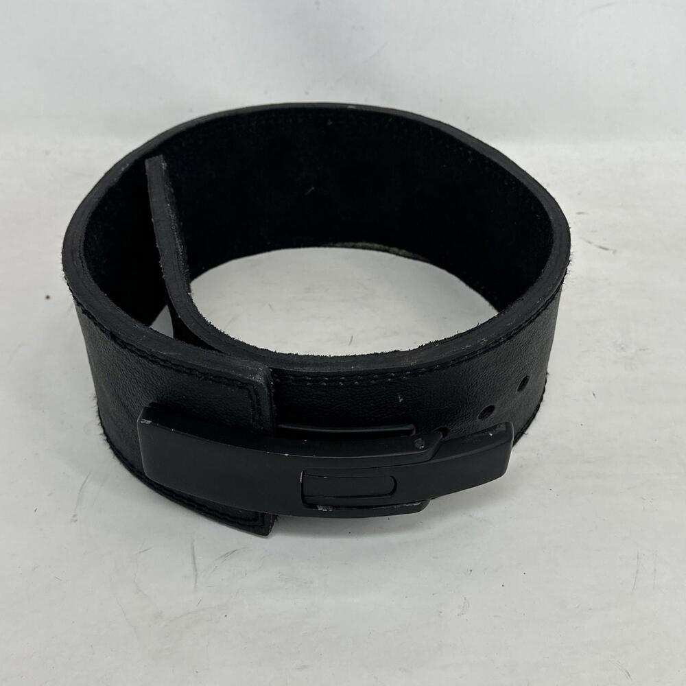 Powerlifting Heavy Leather Lever Round Belt Aliscofit